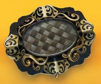 Mourning Brooch